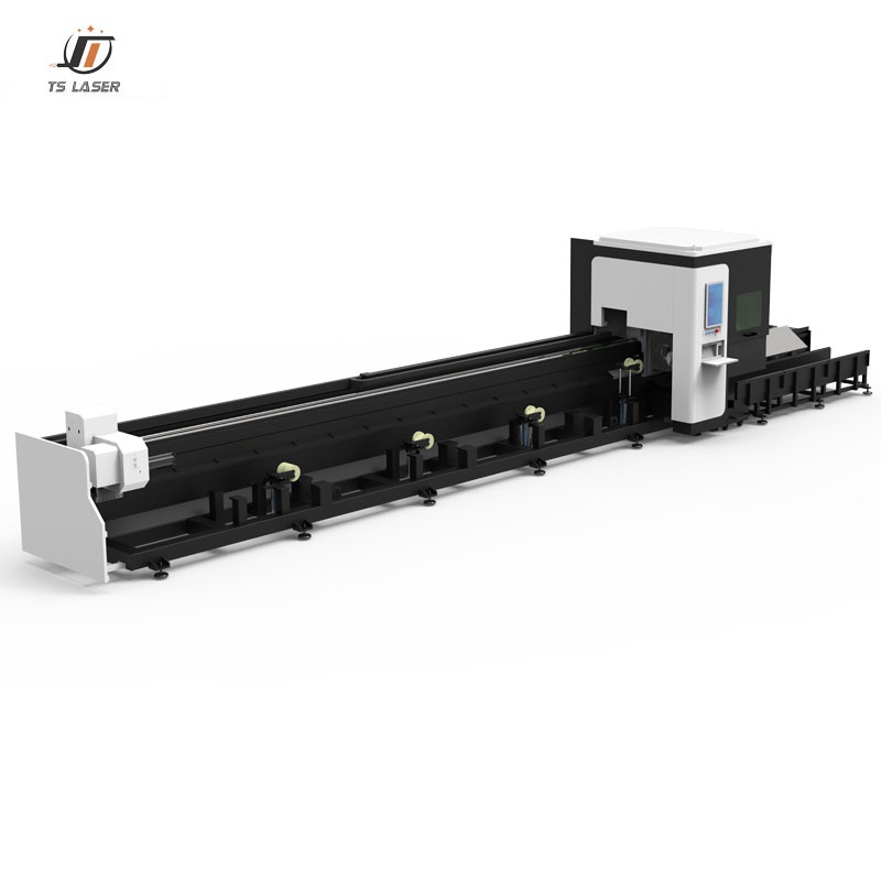 CNC Laser Cutting Machine Manual Feeding, Servo-driven Unloading, Two Chucks, Factory Direct Sales.