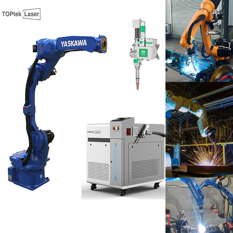 Industrial Welding Robot Robotic Arm Robotic Laser Welding Equipment with High-Speed Data Processing and Control 3D Robot Laser Welding