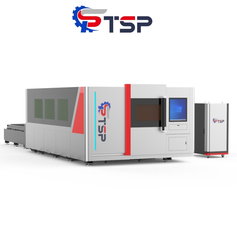 P3015 Fiber Laser Cutter 3000x1500mm CNC Sheet Metal Cutting Machine with Auto Exchange Table Custom Size