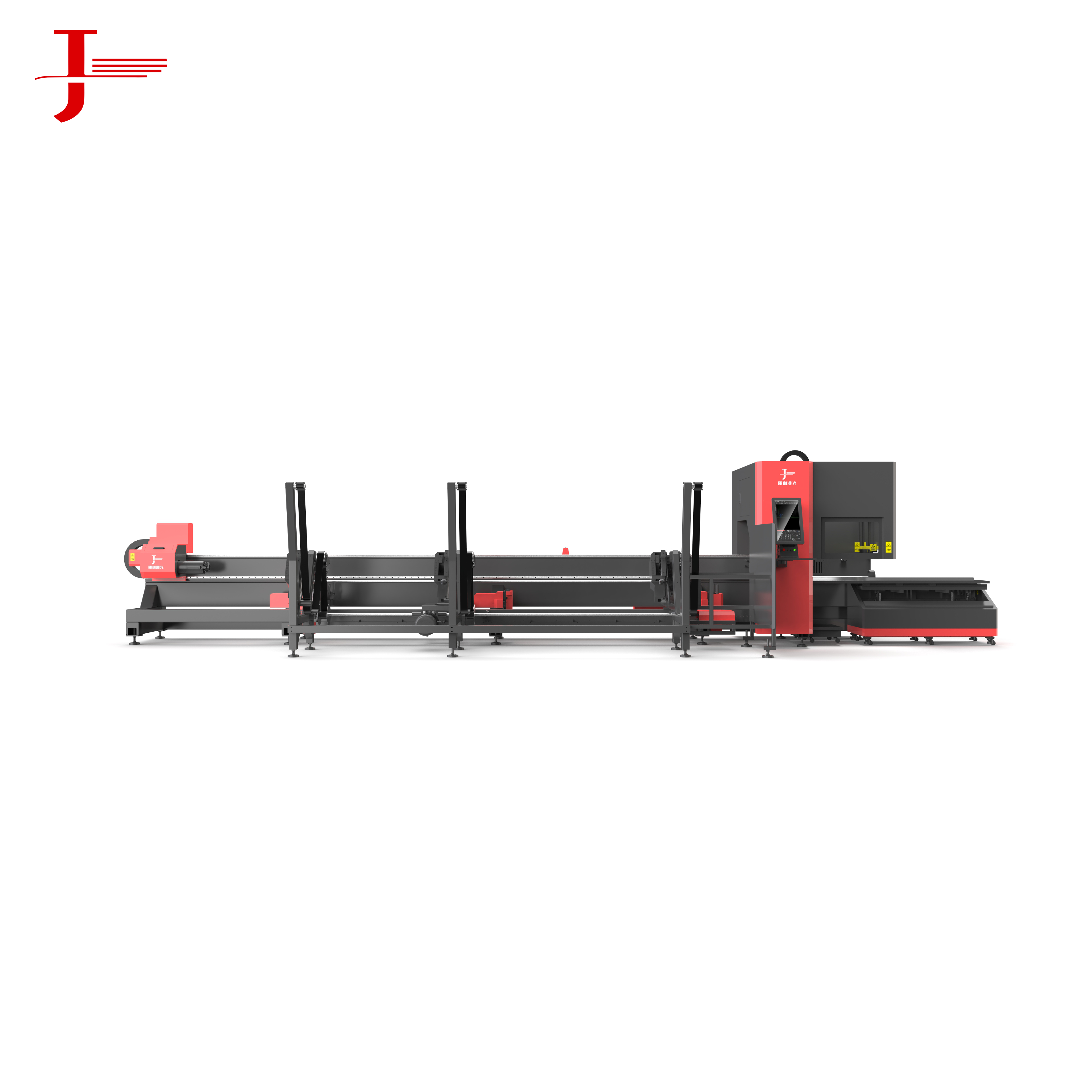 Auto-Loading 1.5kw/3kw/6kw Round/Square Tube Cutting Laser Machine Cypcut Control System for Metal Supports AI/BMP