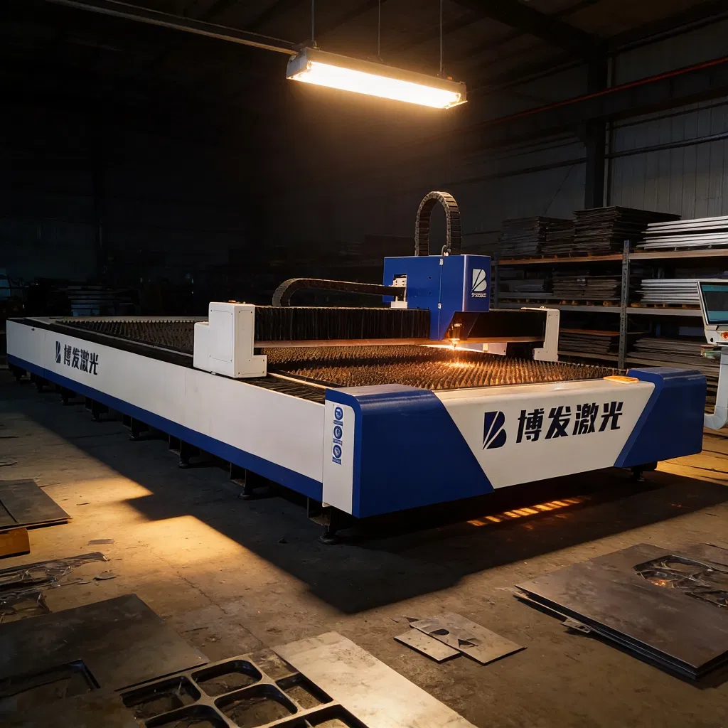 High Power Fiber Laser Cutting Machine Featuring Cypcut Control System