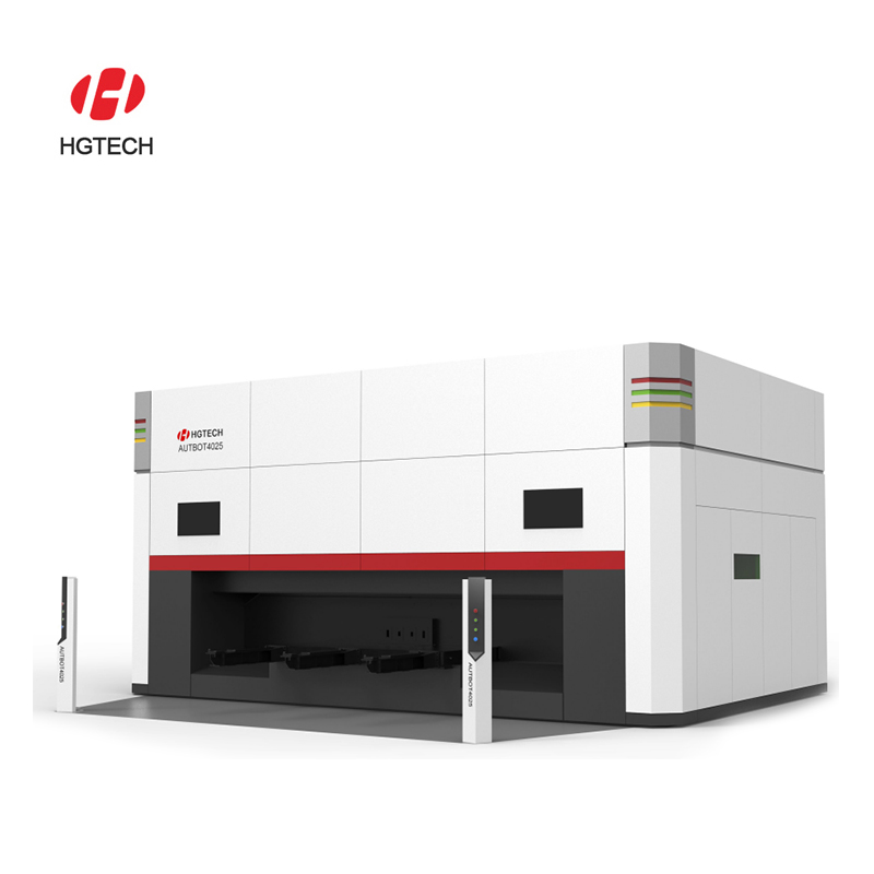 HGTECH High Speed AUTOBOT Series Top Robot Fiber Laser Cutting Machine Sheet and Pipe Metal 5 Axis 3d Laser Cutting Machine