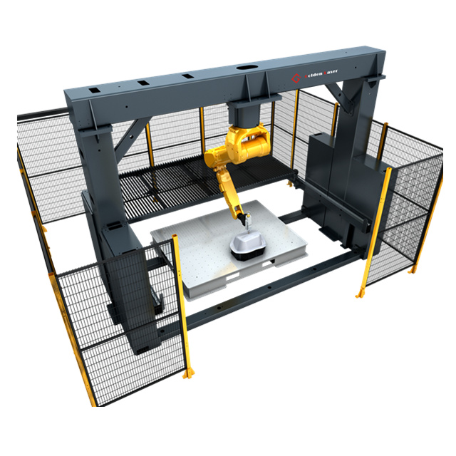 Golden Laser 3D Robot Fiber Laser Metal Cutting Machine for Automotive Parts Raycus Raytools Cypcut Control System CNC Software