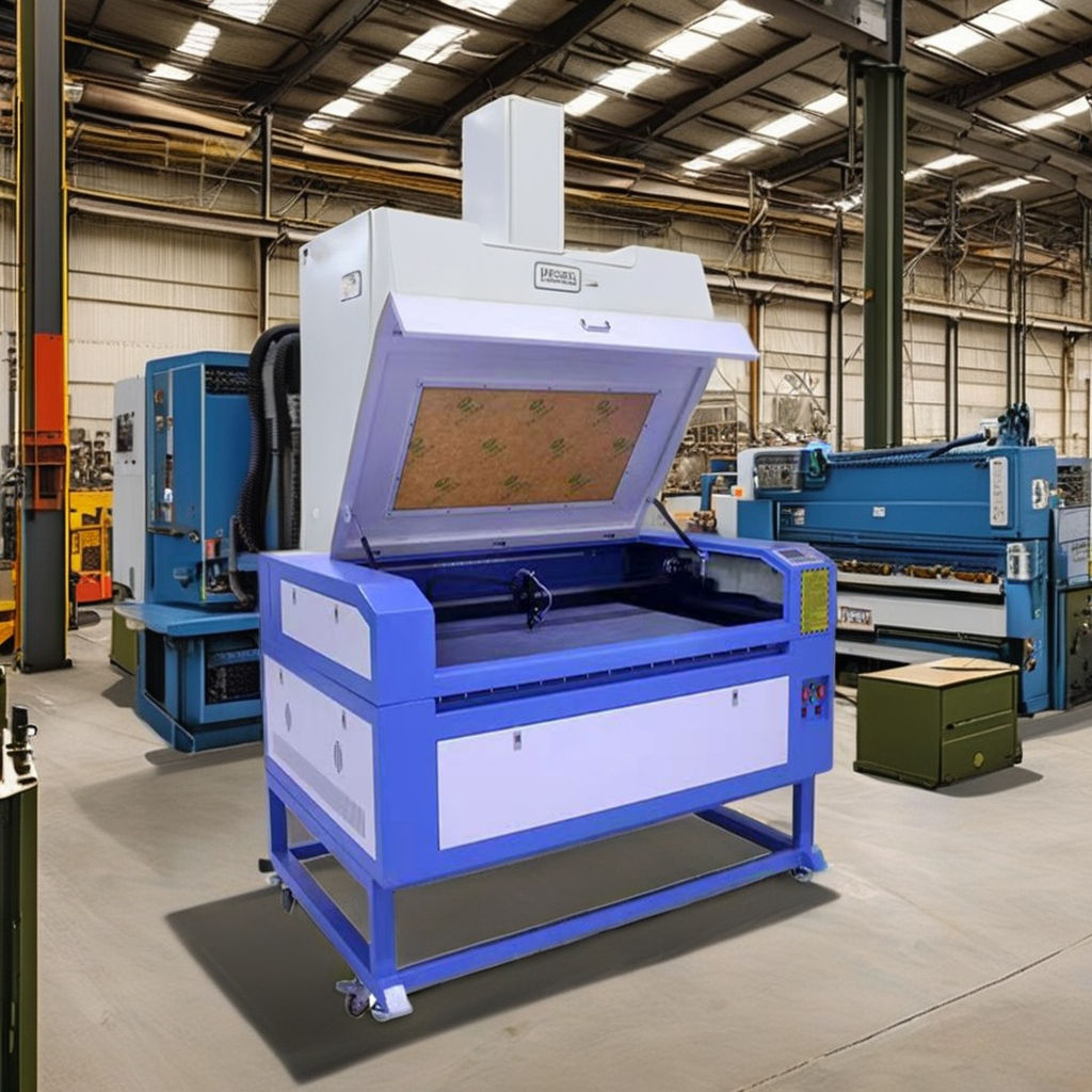 Julong Precision Engineering 4040 CO2 Laser Engraving &amp; Cutting Machine For Wood Ceramic &amp; Rubber Durable &amp; Fine-Detailed