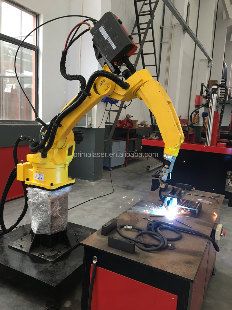 2000W Fiber Laser Head 3d Cutting Robot Cutting Machine