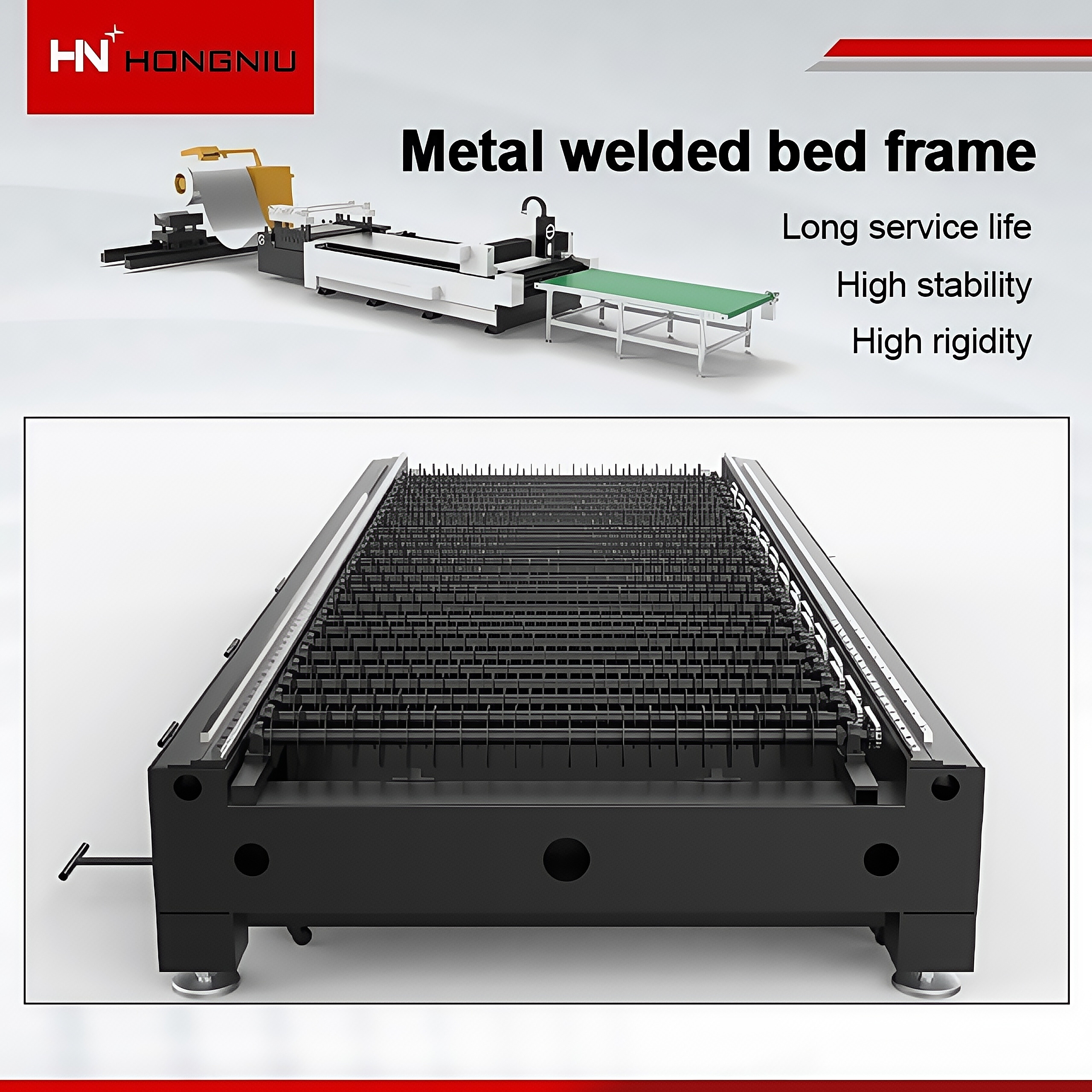 Automatic Coil to Cut Fiber Laser Production Line Uncoiling, Leveling, Cutting, Receiving All-in-One System