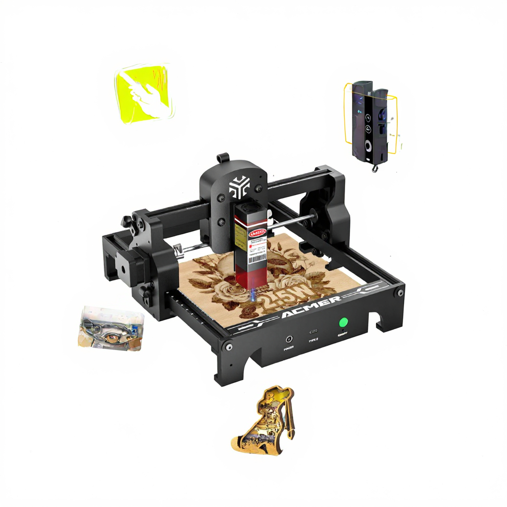 Custom Jewelry Key Chain Logo Printing Machine DIY Personalizing Laser Cutting Equipment