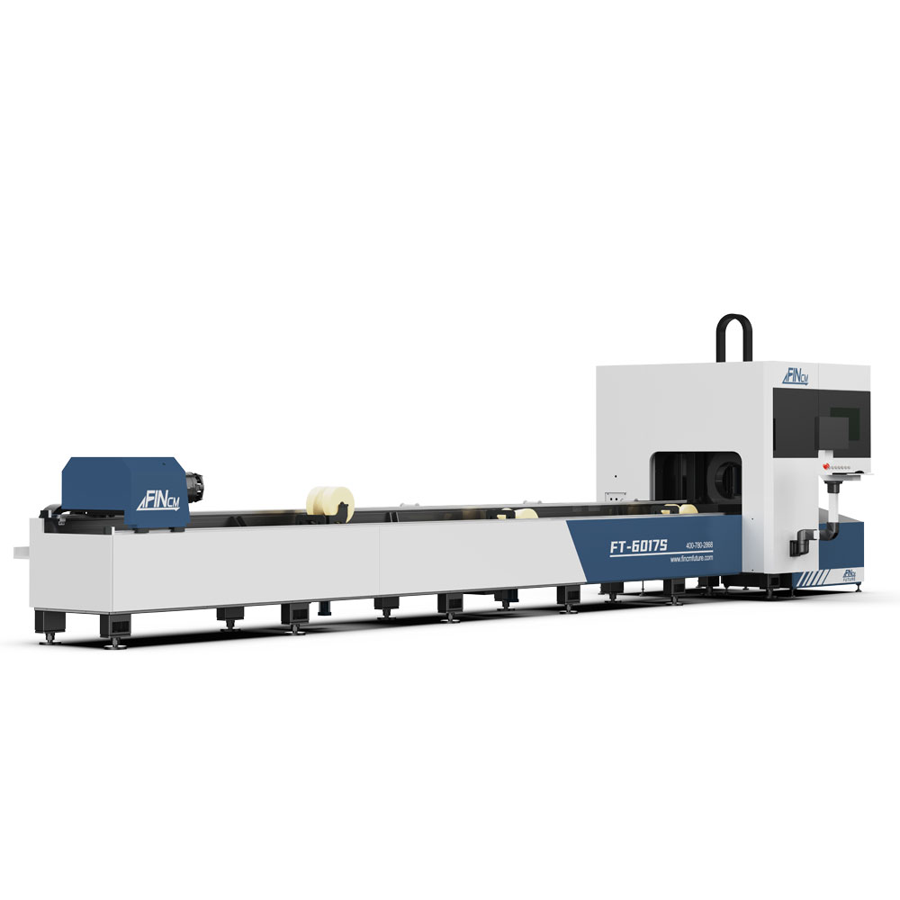 FINcm 2 Chuck Stainless Steel Aluminum Round Square Oval 6m CNC Metal Laser Equipment Fiber Tube Lazer Cutting Machine
