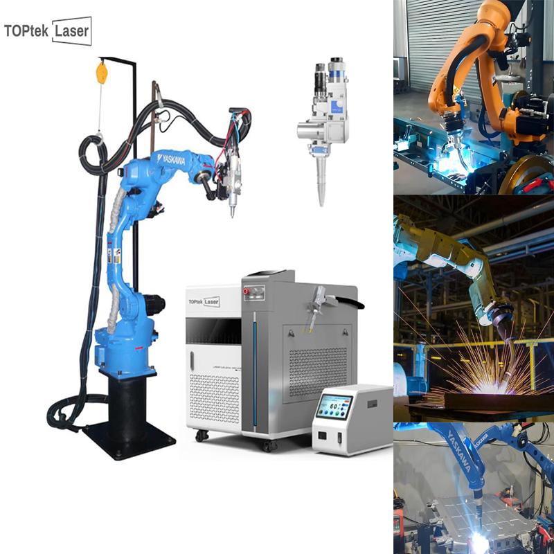 Industrial Welding Robot Robotic Arm Robotic Laser Welding Equipment with High-Speed Data Processing and Control 3D Robot Laser Welding