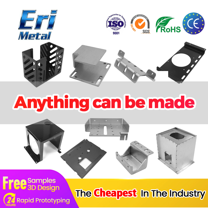 Eri Custom OEM Metal Sheet Metal Service Laser Cutting Parts Aluminum Stainless Steel Copper Fabrication Precision Tolerance