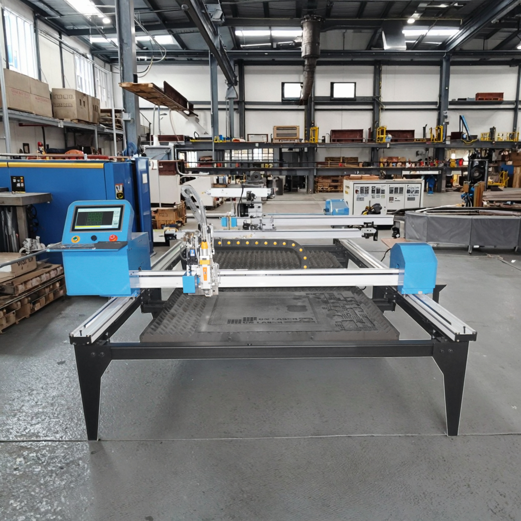 CNC Dual Drive Gantry Fiber Laser Cutting Machine Portable 2060 1530 Mm