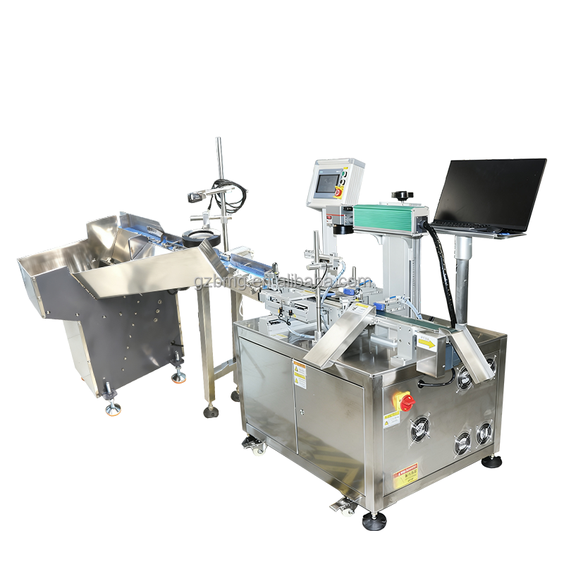 All-in-One Solution Auto Loading Fiber Laser Marking &amp; Sorting Machine for Metal Plates Supporting PLT/AI/DWG Formats