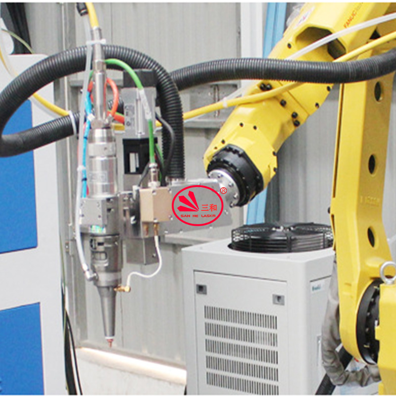 3000w FANUC 6 Axis Robot Arm System Automatic 3D Metal Fiber Laser Cutting Machine Laser Cutter