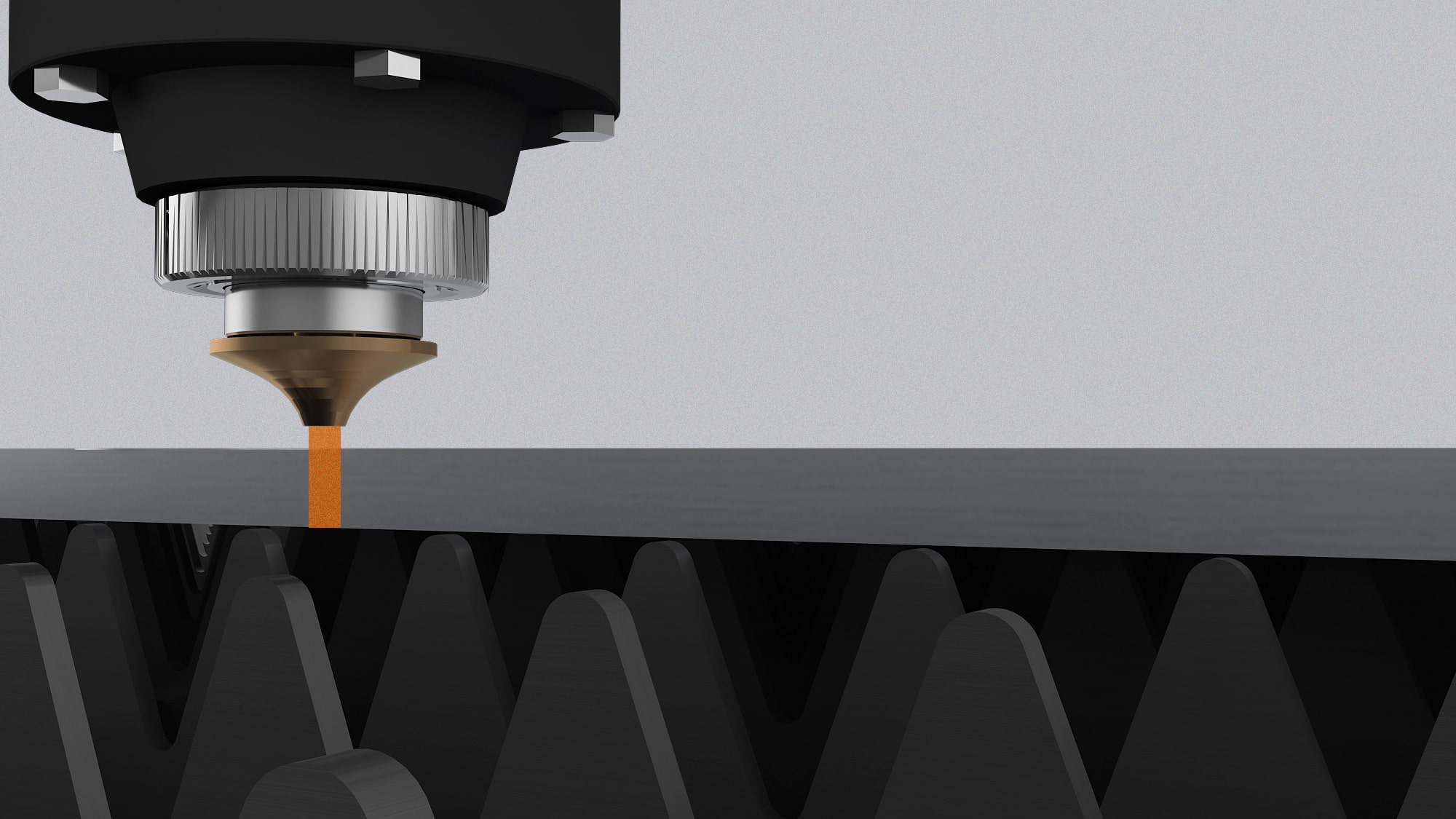 Thick sheet cutting
