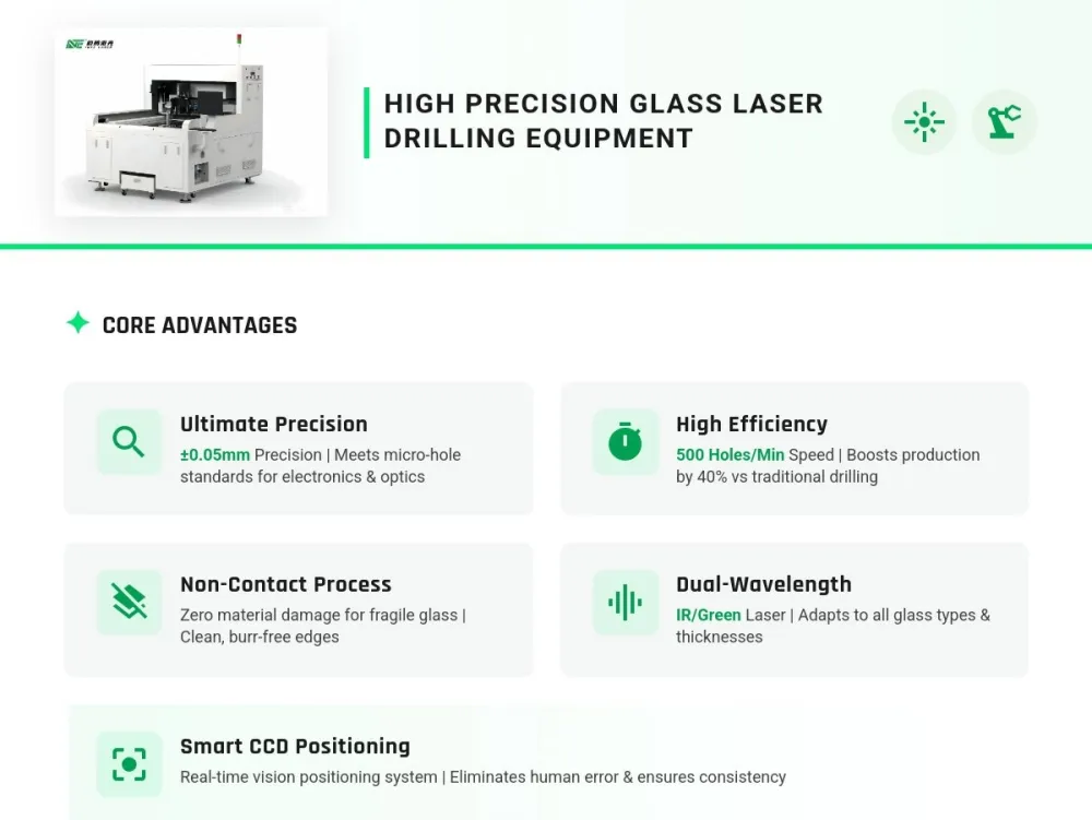 Automated Glass Drilling Equipment