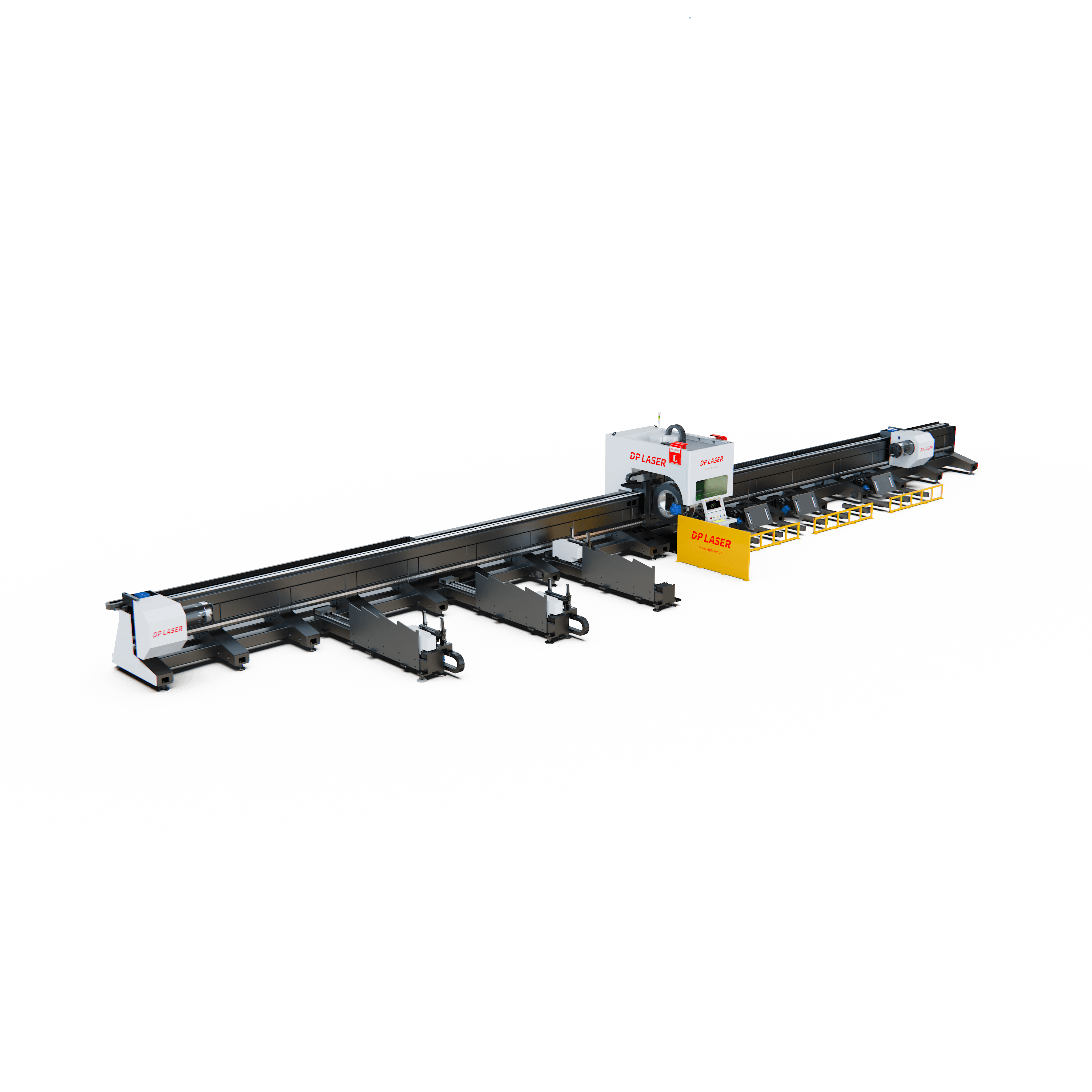 TKA CNC Fiber Laser Tube Cutting Machine Three-Chuck Heavy Duty Pipe Cutter