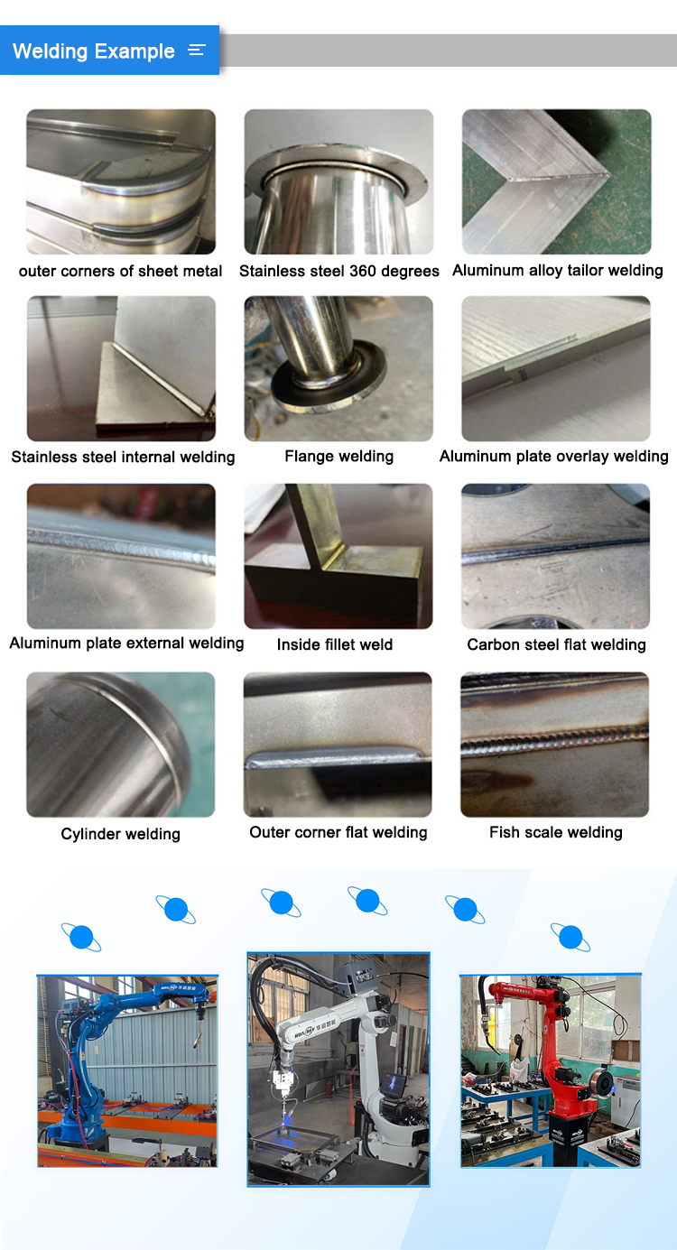Industrial Laser Cutting Robot 1.5~3KW High-power Metal Sheet Welding and Cutting Robotic Arm