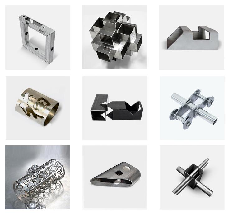 Fiber Laser Tube Cutting Machine Pipe Cutting Cnc Cutting Metal Automatic Loading and Unloading Machine 3 Chucks