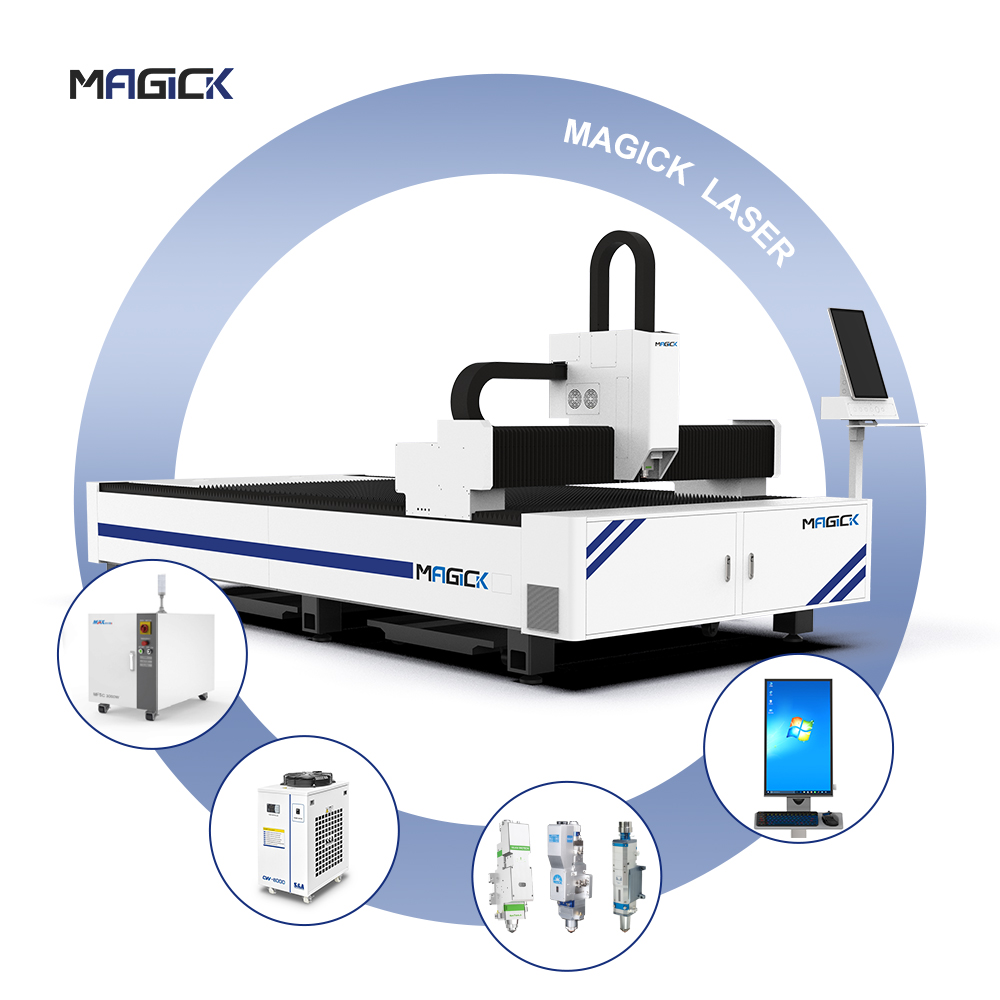 3000*1500mm 4020 6015 6000w 12000w High Precision Laser Cut Sheet Metal Stainless Steel Laser Cutting Machines