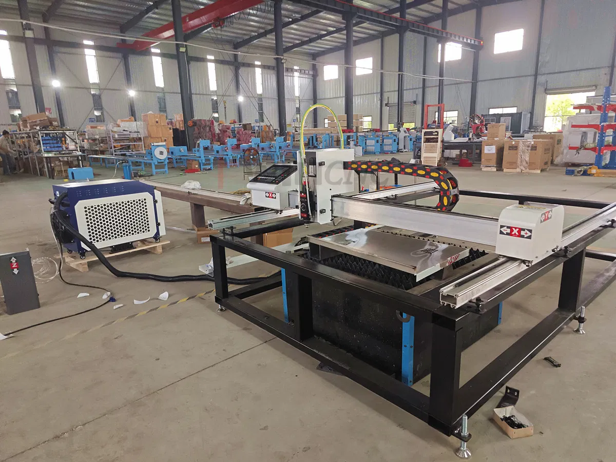 Compact Portable Gantry Laser Cutting Equipment with Plasma System for Metal Sheet