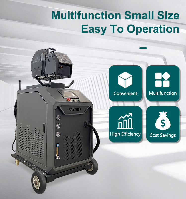 Air Cooling Fiber Laser Welding Equipment with Dual Wire Feeding for Fabrication