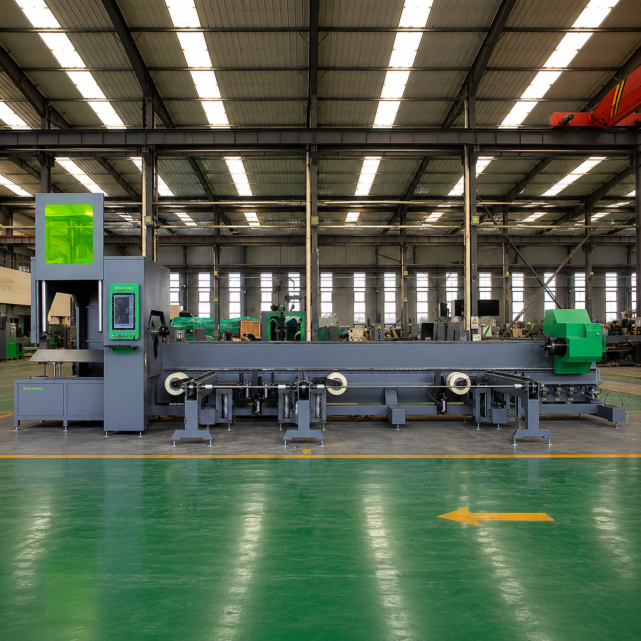 Industrial CNC Tube Laser Cutting Machine for Metal Pipe Workshops With Smart Manufacturing Control System