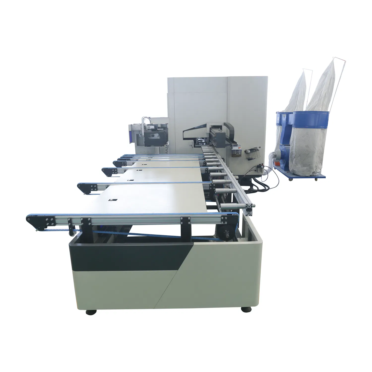 Intelligent Automatic CNC Cutting Production Line Laser Drilling Milling for Aluminum Profile Window and Door Fabrication Plant