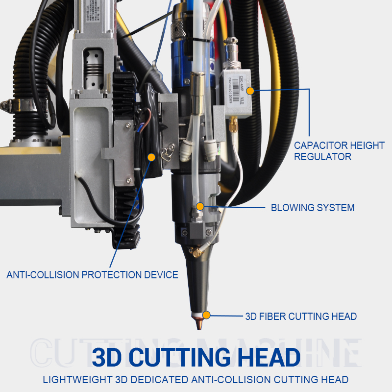 1500W Automatic 3D 6 Axis Fanuc Robot Arm Fiber Laser Cutting Machine High Precision Robotic Laser Cutter for Metal Sheet Pipe