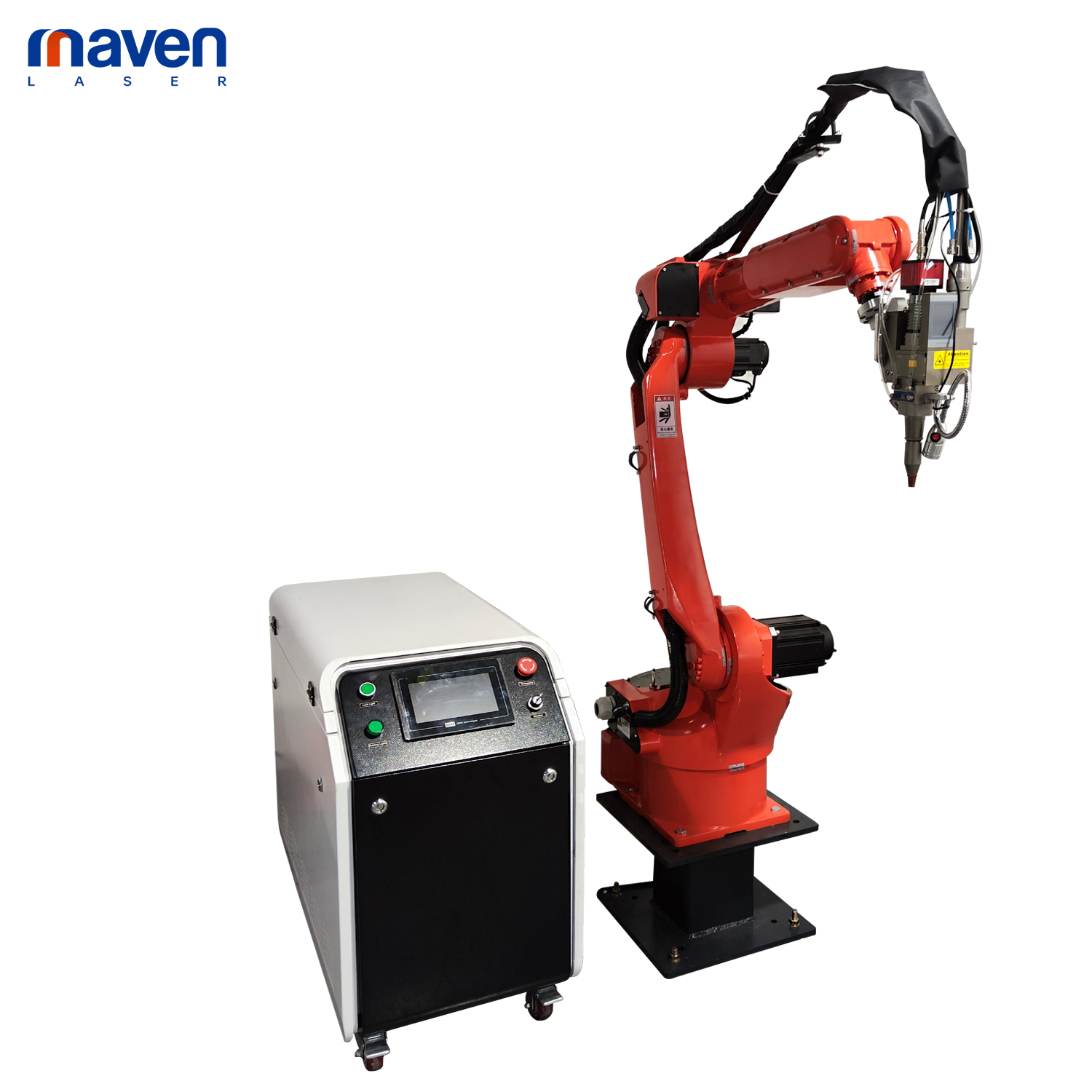 New 6-Axis Robot Arm Industrial Automatic CNC MIG Metal Fiber Laser Welding Cutting Machine CE Certification 2000W Maven Laser