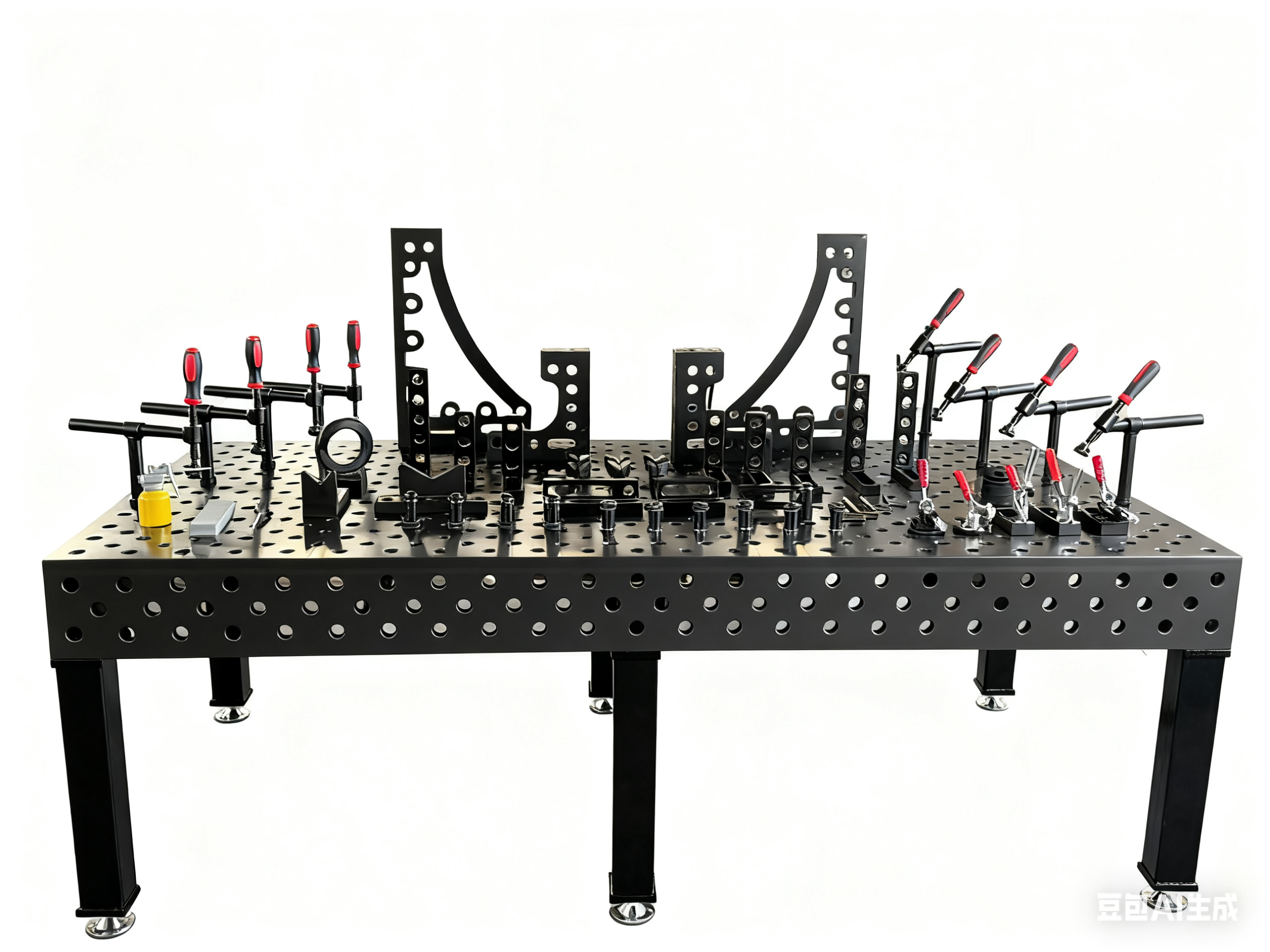 New Meisida 3D Welding Table Customizable Modular Bench Heavy Duty Q355 Steel Plasma Nitrided Surface No Electricity Required