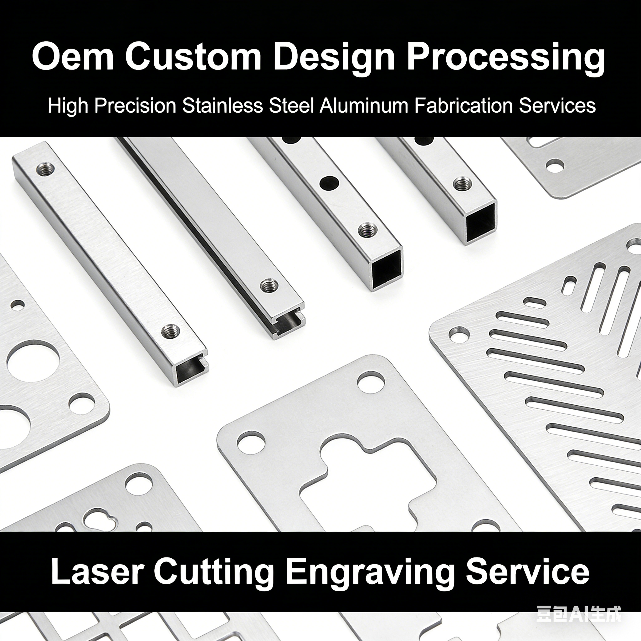 ODM Custom Design Processing High Precision Stainless Steel Aluminum Fabrication Services Laser Cutting Engraving Service