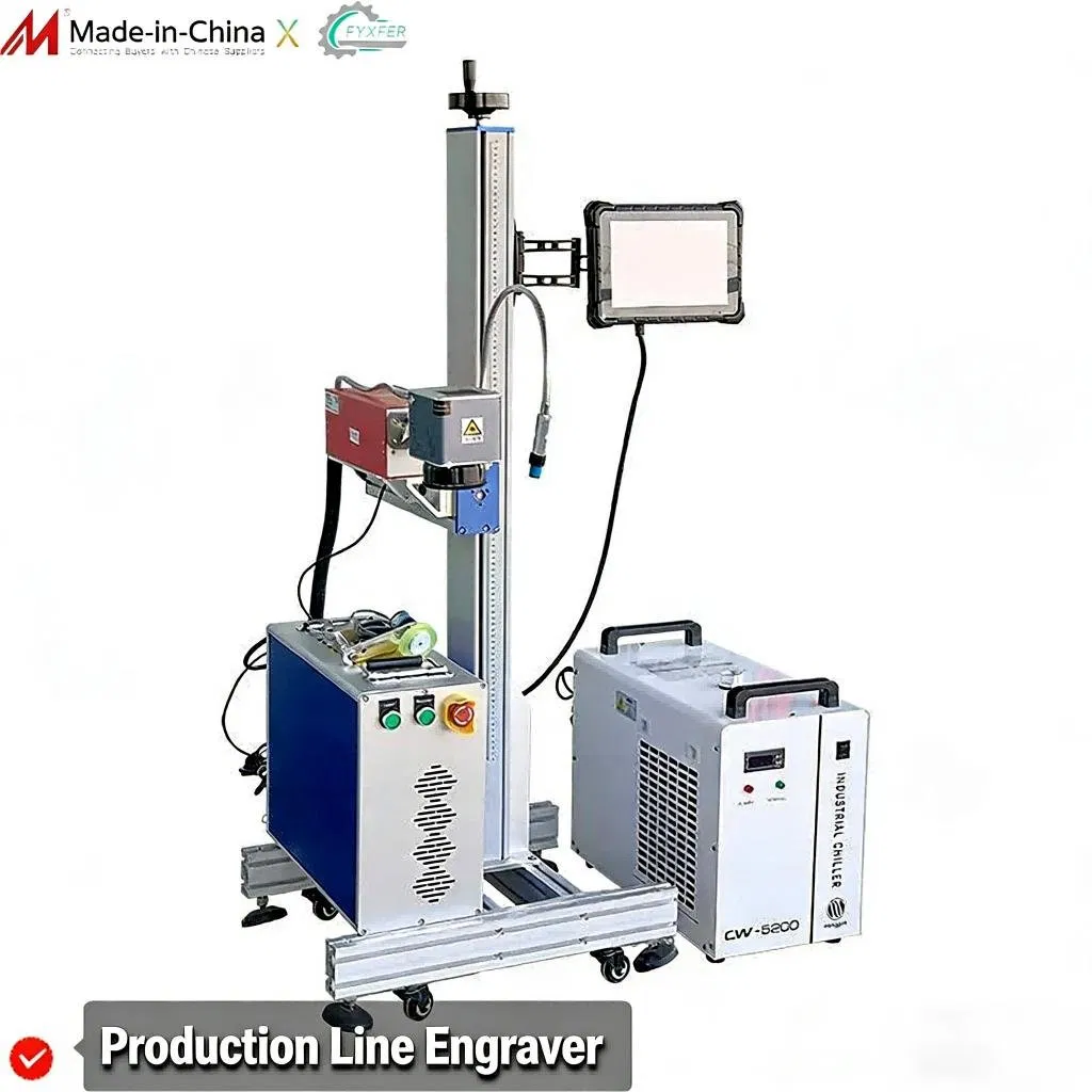 Smart CNC Flying Laser System - All-Material Engraving &amp; Coding for Manufacturing
