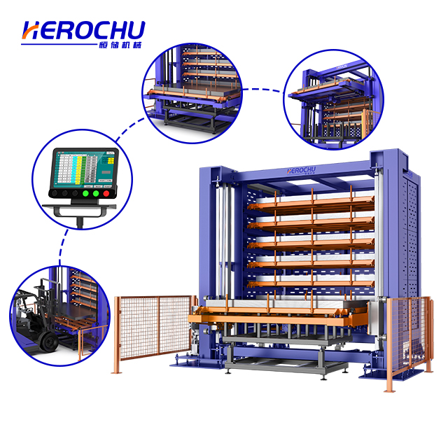 Automated Sheet Storage Rack - Smart Robot Loading &amp; Laser Cutter Compatible