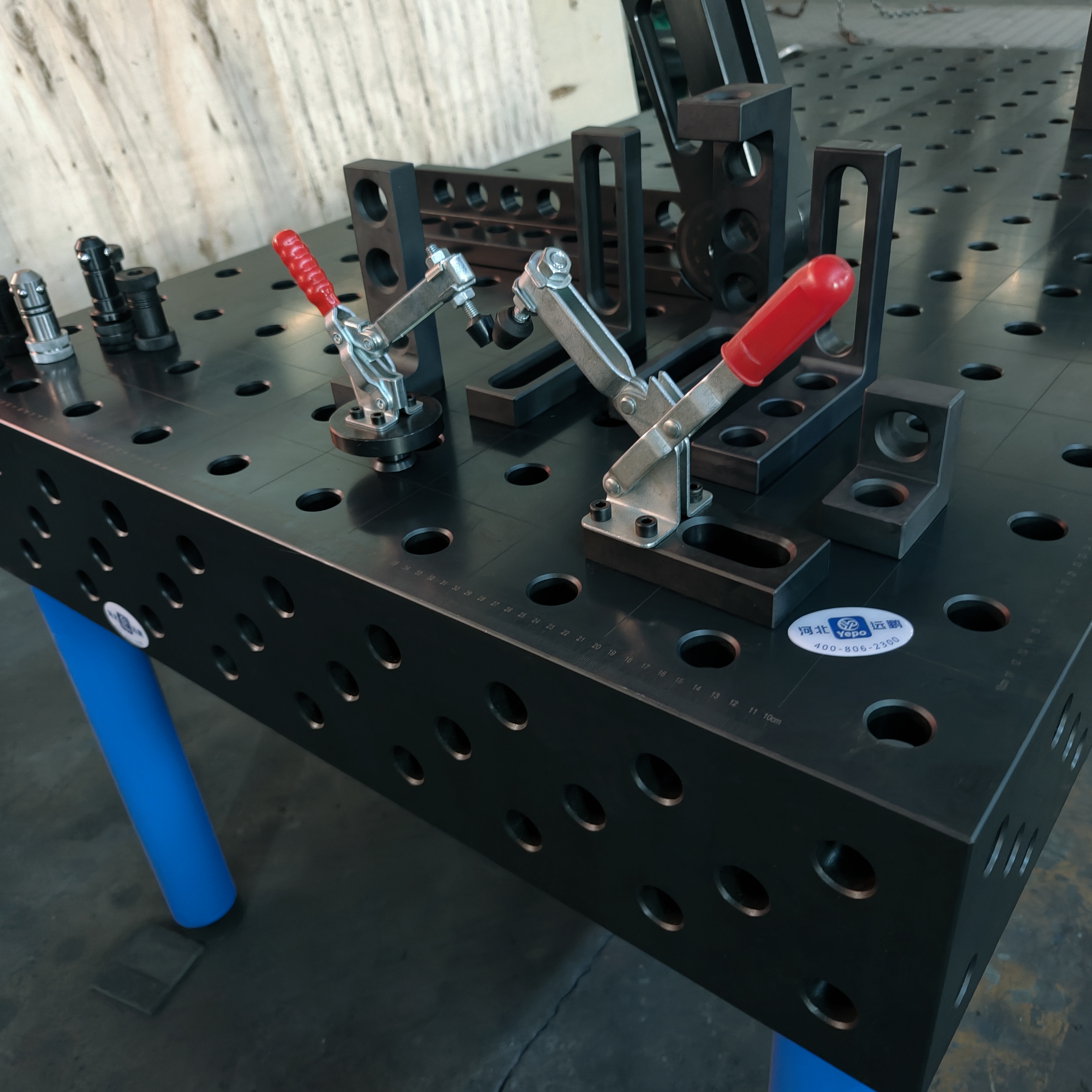 3D Welding Table/3D Las Meja/2.4m X 1.2m/4FT X 8FT/Steel/D 28, D22, D16 Welding and Clamping System