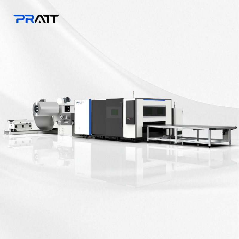 Automatic Coil Laser Cutting Machine and Metal Sheet of Uncoiling Leveling and Laser Cutting Sheet Metal Production Line