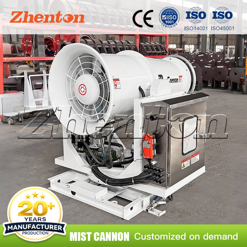 Dust Suppression Mist Cannon Smart Farm Spraying System with Variable Speed Fan Control