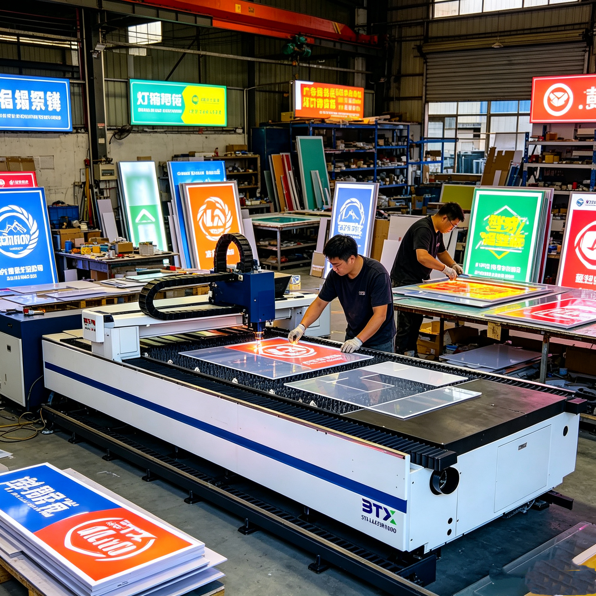 Industrial CNC Fiber Laser Cutting Machine for Stainless Steel Plastic High Precision Easy Operation New 3-Axis Water Cooling