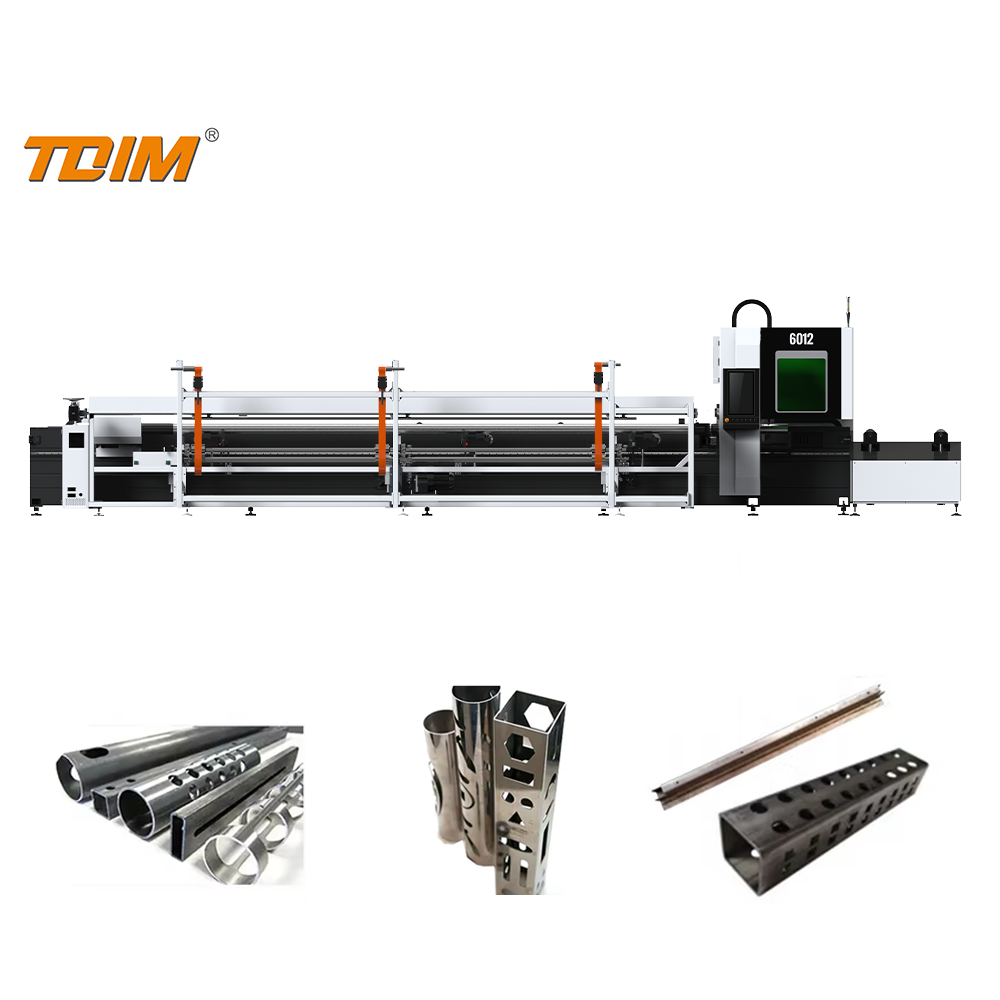 Cnc Laser Cutting Machine Steel Pipe Tube Laser Beam Cutting with Fully Automatic Loading and Unloading
