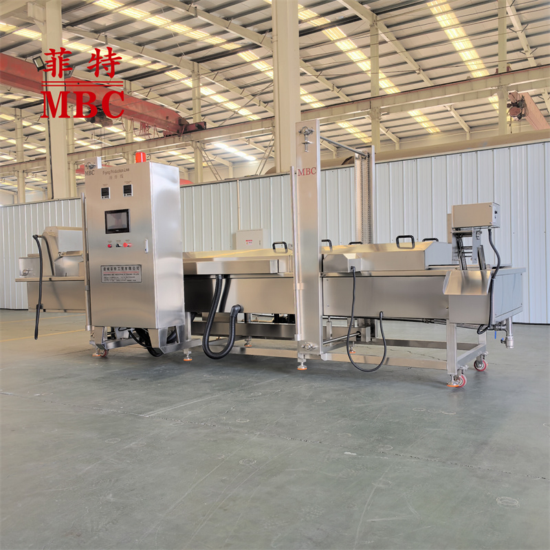 MBC ODM Customized Automatic PLC Control Puffed Food Snack Food Fryer Chicken Nugget Frying Equipment