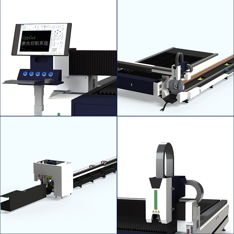 Dachuan DC Wuhan 2000w 3000w 6000w Metal Laser Cutting Machines Gold Laser Cutter Cypcut Control System Hiwin Guiderail Fuji Price for Sale