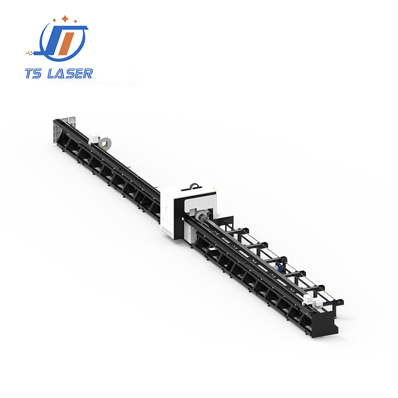 550 20KW 4 Chucks CNC Fiber Laser Tube Cutting Machine with Semi Automatic Loading and Unloading and Bevel Cutting