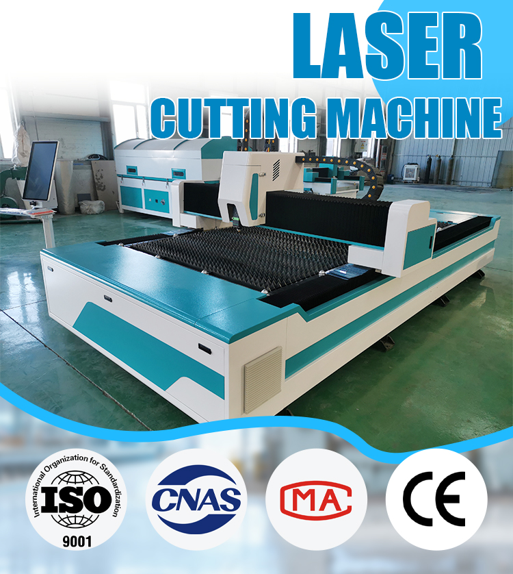 High Precision Industrial Automatic Metal Laser Cutting Machine, CNC Fiber Laser 1500W Cutter for Sale