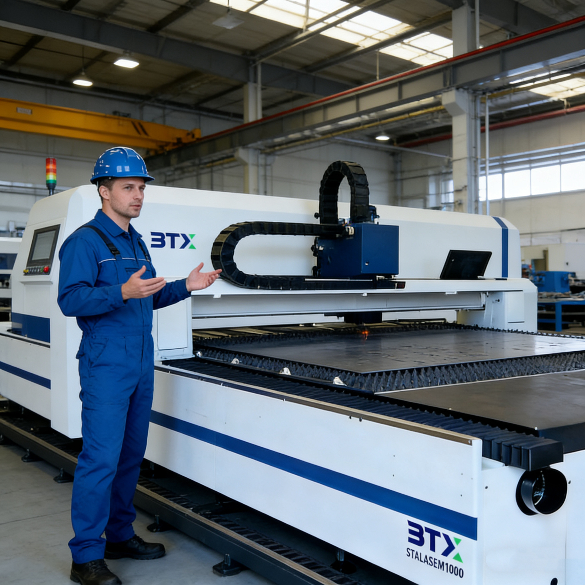 CNC Fiber Laser Cutting Machine for Metal Sheet Stainless Steel Carbon Steel Aluminum