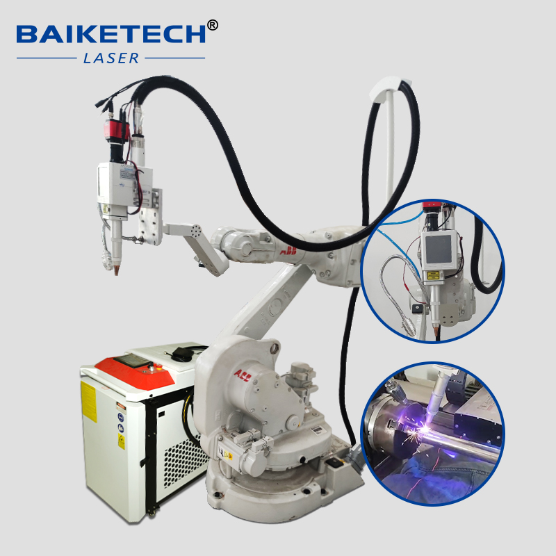TH-RW1500C 1500W 6 Aixs ABB Robotic Arm 3D Fiber Laser Welding Machine Gantry Type Automatic Laser Welder Robot System