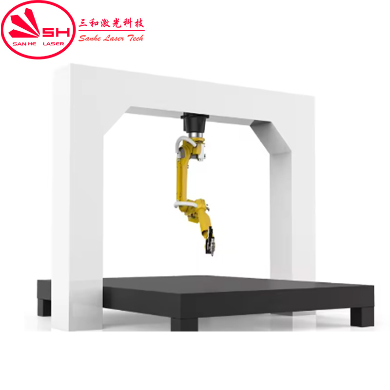 3000w FANUC 6 Axis Robot Arm System Automatic 3D Metal Fiber Laser Cutting Machine Laser Cutter