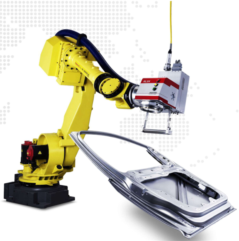 2000W Fiber Laser Head 3d Cutting Robot Cutting Machine