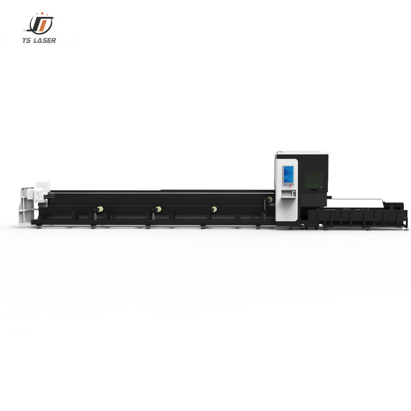 CNC Laser Cutting Machine Manual Feeding, Servo-driven Unloading, Two Chucks, Factory Direct Sales.