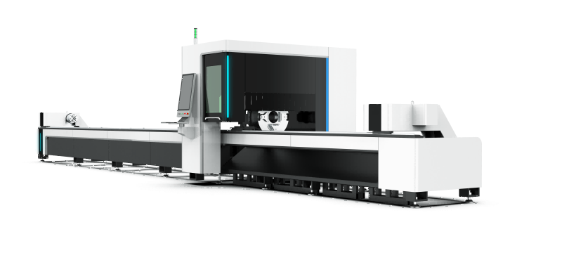 TONY LASER TN6012T Operate Flexibly 1500W Metal Tube Cnc Fiber Laser Pipe Cutting Machine for Cut Square Tubes Round Tubes