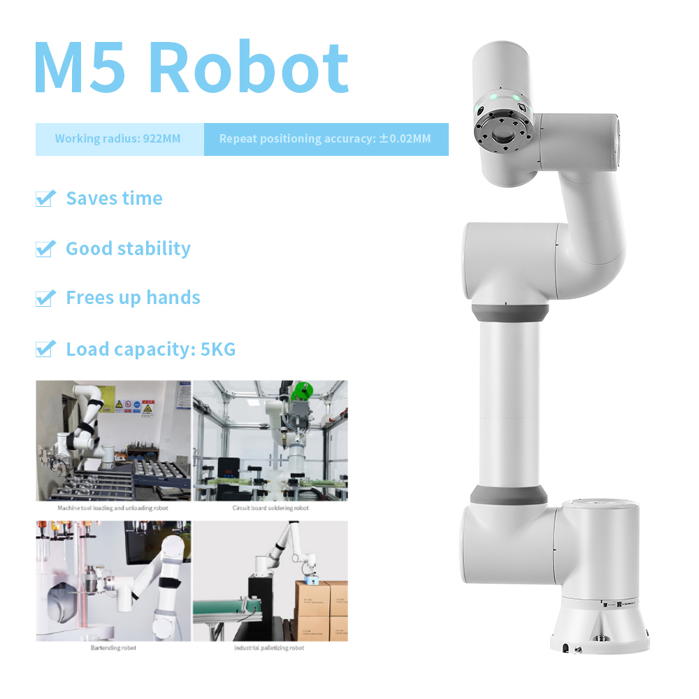 China Ip54 Easy Programming Automatic Cobot Machine Kit Engraving Laser Cutting Welding Metal Collaborative 6 Axis Cnc Robot Arm