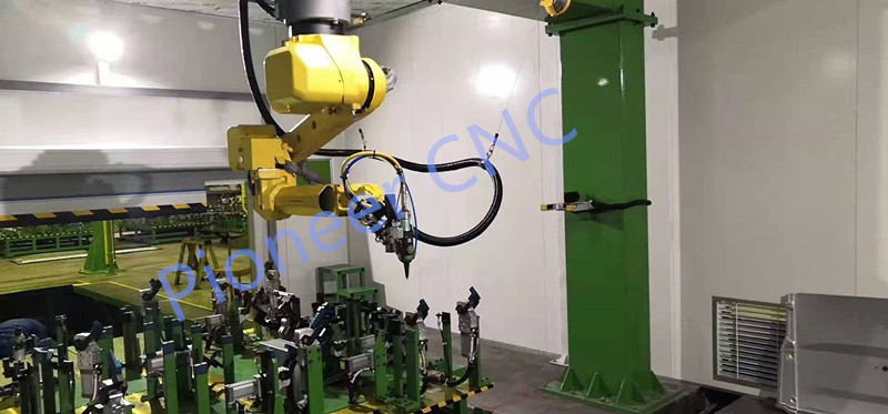 7 Axis Automatic Fiber Laser Robotic Cutting Welding System